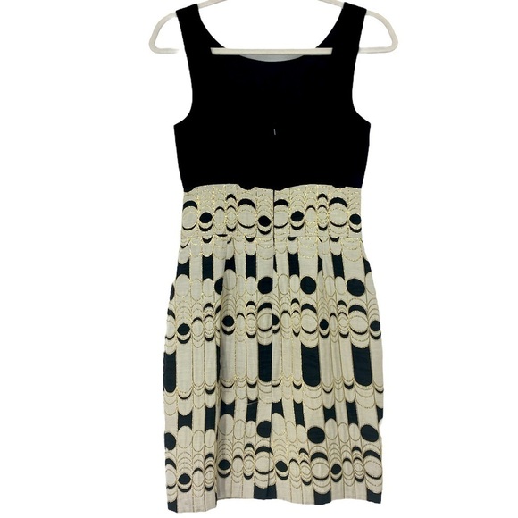 Trina Turk Sleeveless Black Metallic Dress SZ 2 - Picture 2 of 9